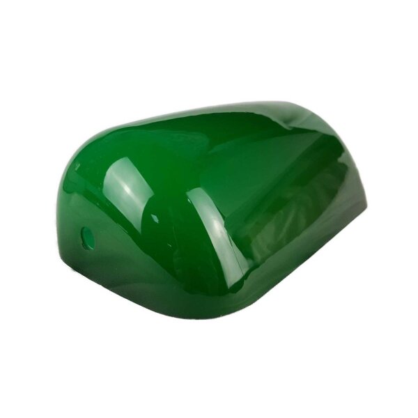 Ersatzschirm Glasschirm Lampenschirm Bankerlampe Bankerslampe grün 135x230 mm