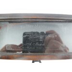 Fernrohr Fernglas Messing brüniert Holz Box L 16x7cm