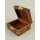 Peilkompass Messing Holzbox Kompass D 8 cm