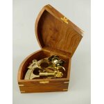 Sextant Maritim Nautik Deko Zubehör Messing #42776