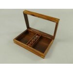 Holzbox Holzschatulle Schmuckbox Schmuckschatulle für Spielkarten Holz #42788