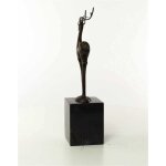 Bronzeskulptur Bronzefigur Antilope Modern-Stil