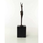 Bronzeskulptur Bronzefigur Antilope Modern-Stil