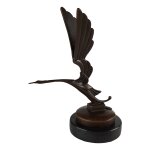 Bronzeskulptur Bronzefigur Kühlerfigur Bronze Art...