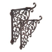 Regalhalter Regalträger Eckwinkel Gusseisen 2er Set