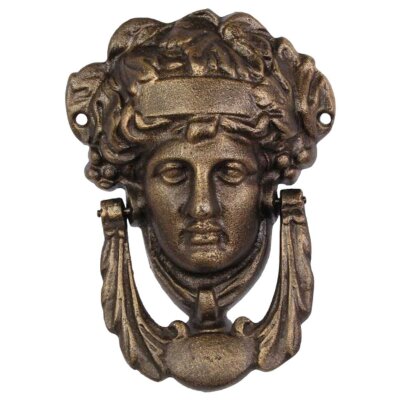 Wandglocke Türglocke Türklopfer Gusseisen Athena