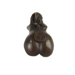 Bronzeskulptur Bronzefigur Erotik Frau Gefesselt Nackt