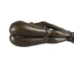 Bronzeskulptur Bronzefigur Erotik Frau Gefesselt Nackt