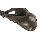 Bronzeskulptur Bronzefigur Erotik Frau Gefesselt Nackt