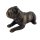 Figur Gusseisen Englische Bulldogge liegend
