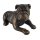 Figur Gusseisen Englische Bulldogge liegend