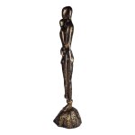 Figur Skulptur Gusseisen sich Umarmendes Paar - Bronze-Look