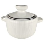 Ragoutterrine 1,6 L Hutschenreuther Relief Platinrand