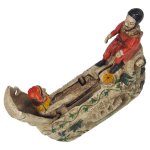 Spardose Geldbank Skulptur Gusseisen Mechanisch Worlds Fair