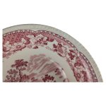 Schüssel Wood´s Burslem Seaforth Rot