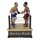 Spardose Geldbank Skulptur Gusseisen 2 Boxer Boxring Boxen mechanisch