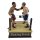 Spardose Geldbank Skulptur Gusseisen 2 Boxer Boxring Boxen mechanisch