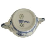Zuckerdose klein ohne Deckel Royal Copenhagen Musselmalet Halbspitze