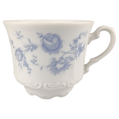 Kaffeetasse Mitterteich Form 2000 Blaue Blumen gebraucht - gut