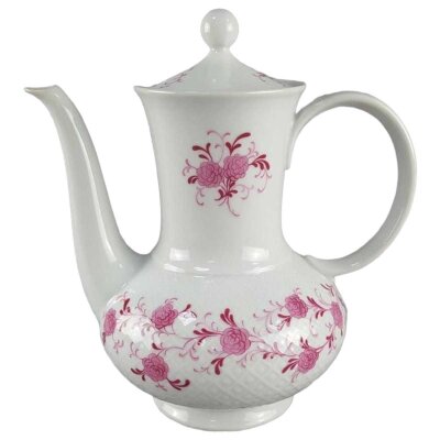 Kaffeekanne Kanne 0,7 L Seltmann Weiden Annabell rote Blüte 26043 gebraucht - sehr gut
