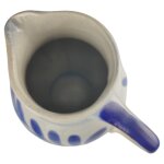 Henkelkrug Krug Weinkrug 2 L Westerwälder Salzglasur Floralmotiv Kobaltblau