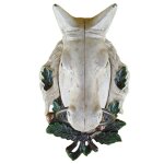Handtuchhalter Handtuchring weißer Pferdekopf Figur Skulptur H 30 cm Gusseisen
