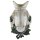 Handtuchhalter Handtuchring weißer Pferdekopf Figur Skulptur H 30 cm Gusseisen