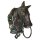 Handtuchhalter Handtuchring brauner Pferdekopf Figur Skulptur Motiv Gusseisen
