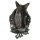 Handtuchhalter Handtuchring brauner Pferdekopf Figur Skulptur Motiv Gusseisen
