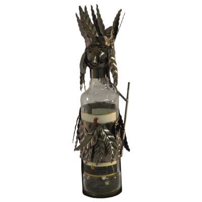 Flaschenhalter Blech Indianer