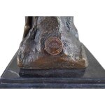 Bronzeskulptur Bronzefigur Frau Schlafend