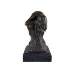 Bronzeskulptur Bronzefigur Frau Schlafend