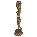 Skulptur Figur Messing Bronze Tara im Tanz
