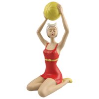 Figur Harz Retro Strandmädchen