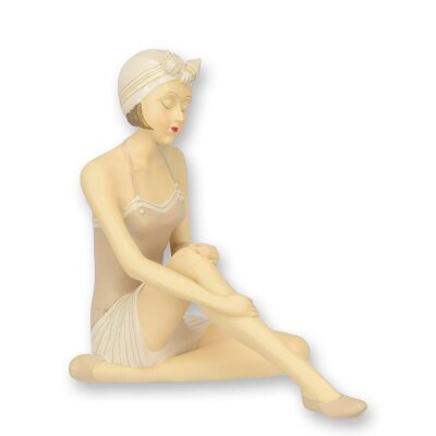 Figur Harz Retro Strandmädchen