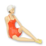 Figur Harz Retro Strandmädchen