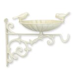 Vogelbad Gusseisen Wandmontage mit Haken