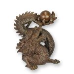 Bronzeskulptur Bronzefigur Weisheitsperle