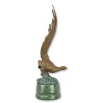Bronzeskulptur Bronzefigur Fasan