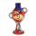 Vase Glas Murano-Stil Abstrakt