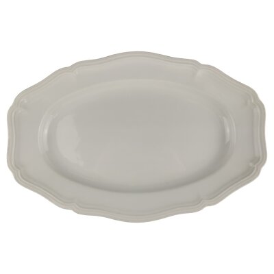 Servierplatte 37,4x25 cm Rosenthal Chippendale Weiß gebraucht - akzeptabel
