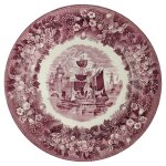 Kuchenteller 21 cm Wedgwood Ferrara Violett