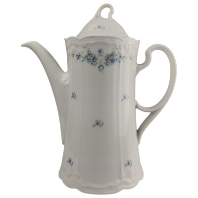 Kaffeekanne 1,3 L Seltmann Weiden Julia Blaue Margeritenranke