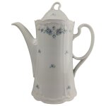 Kaffeekanne 1,3 L Seltmann Weiden Julia Blaue Margeritenranke