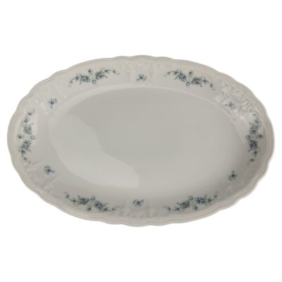 Servierplatte klein 28,2x18,4 cm Seltmann Weiden Julia Blaue Margeritenranke