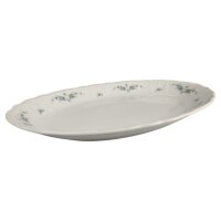 Servierplatte klein 28,2x18,4 cm Seltmann Weiden Julia Blaue Margeritenranke