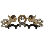 Kleiderhaken Garderobenhaken Wandhaken 2er Set Gusseisen