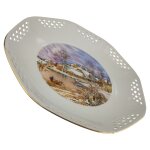 Teller St. Martial Limoges Porcellaine de Prestige Winter