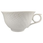 Teetasse Meissen Wellenspiel Relief weiß I. Wahl...