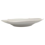 Kuchenteller 19,3 cm Meissen Wellenspiel Relief weiß I. Wahl gebraucht - neuwertig